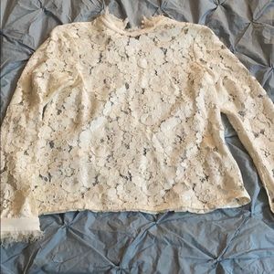 Wayf lace top